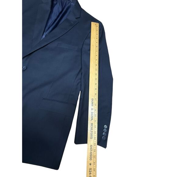 "Mantoni"Mens Blazer Italy Super 140's Wrinkle Resist. SZ. 48L 100% Virgin Wool - Picture 7 of 8